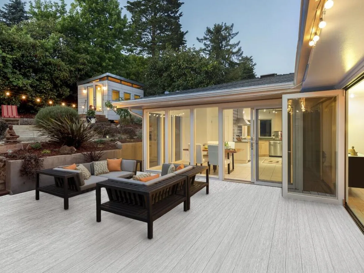 Premium vinyl deck installation in Mainland BC