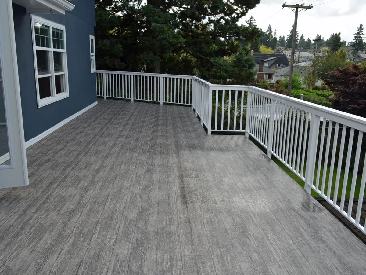 Premium vinyl deck installation in Surrey